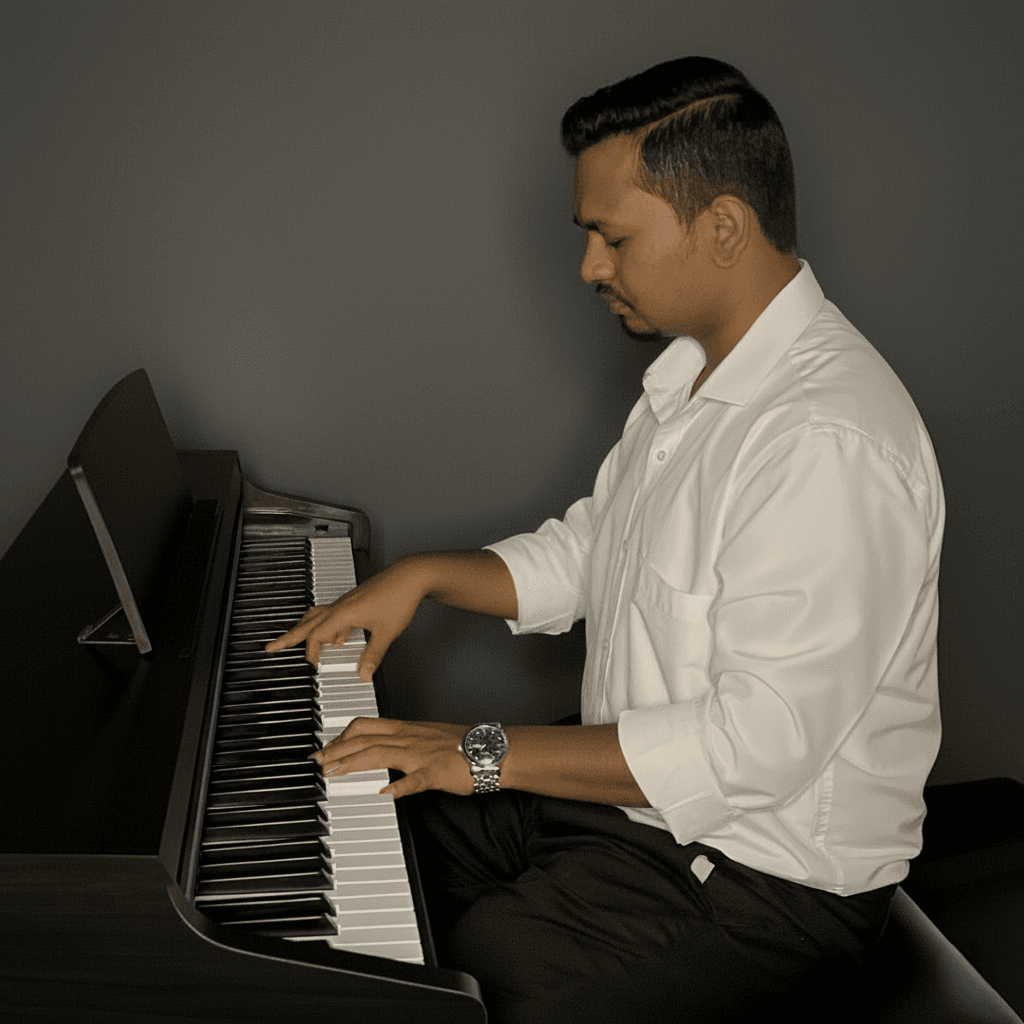 Rohit Jogdand - Founder of Craftune Music Institute, accomplished piano and keyboard instructor specializing in Western classical and Bollywood music